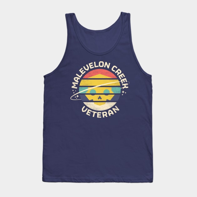 Malevelon Creek Veteran Vintage Helldivers 2 Tank Top by technofaze